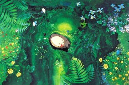 宫崎骏动漫场景图片